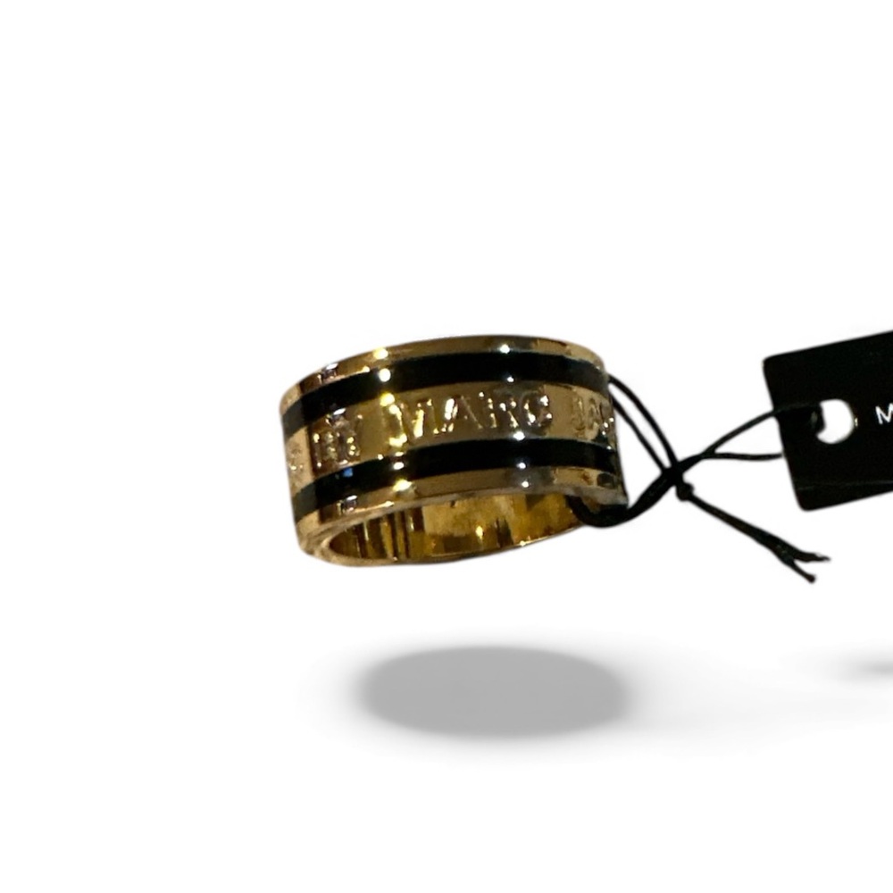 Marc Jacobs Gold and Black ring